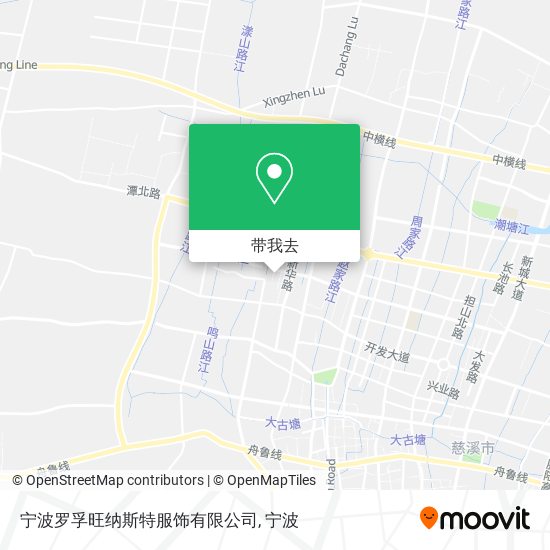 宁波罗孚旺纳斯特服饰有限公司地图