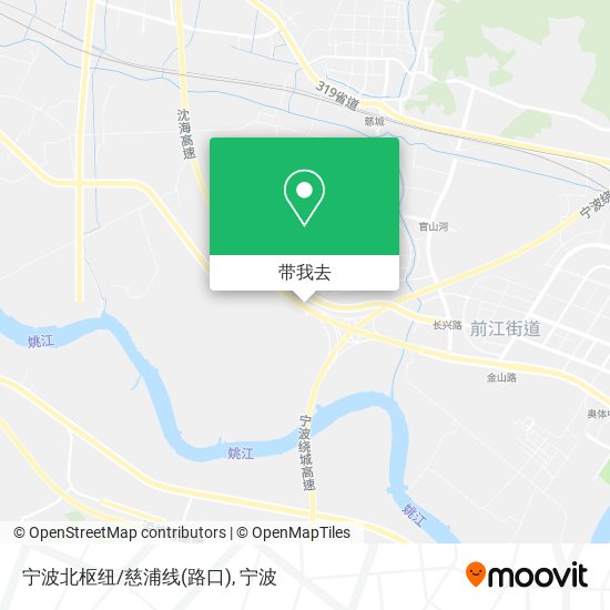 宁波北枢纽/慈浦线(路口)地图