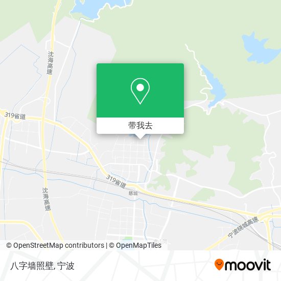 八字墙照壁地图
