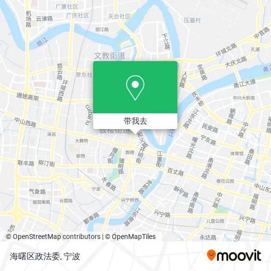 海曙区政法委地图