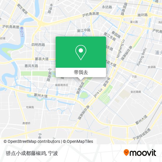 骄点小成都藤椒鸡地图