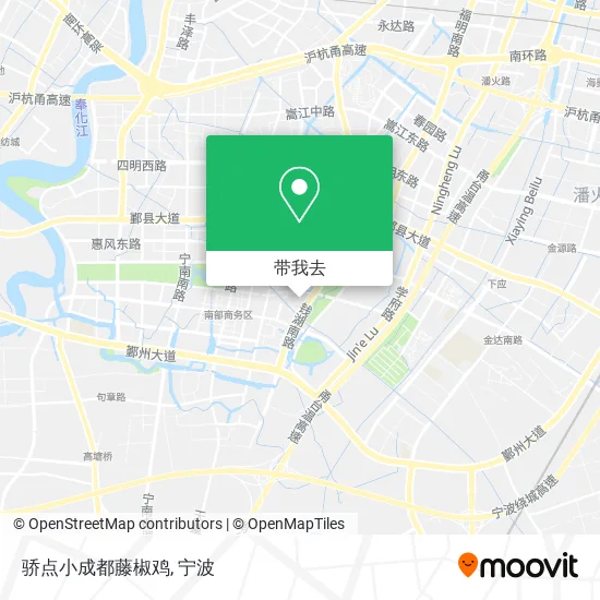 骄点小成都藤椒鸡地图