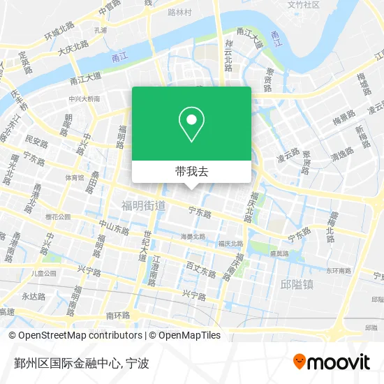 鄞州区国际金融中心地图