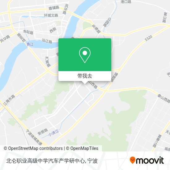 北仑职业高级中学汽车产学研中心地图