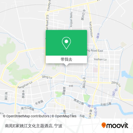 南苑E家姚江文化主题酒店地图