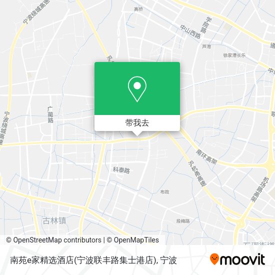 南苑e家精选酒店(宁波联丰路集士港店)地图