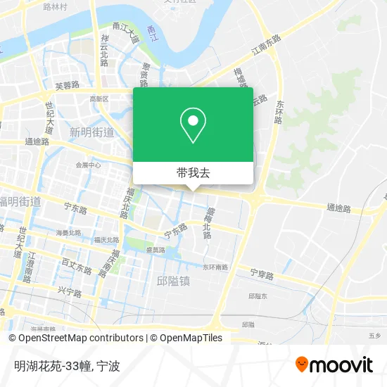 明湖花苑-33幢地图