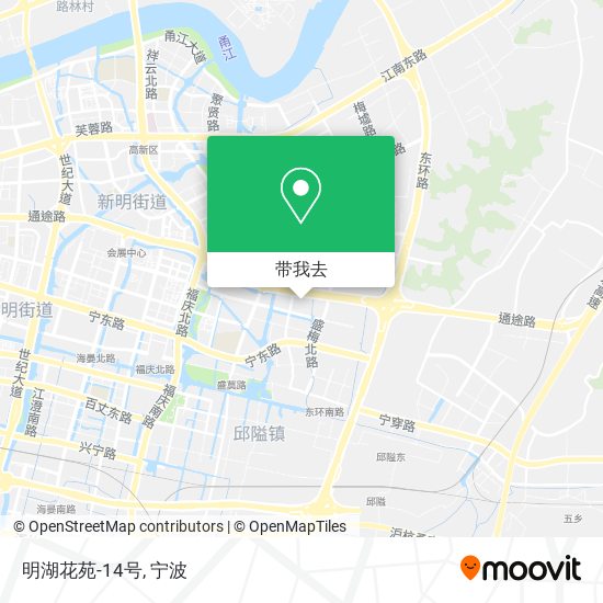 明湖花苑-14号地图