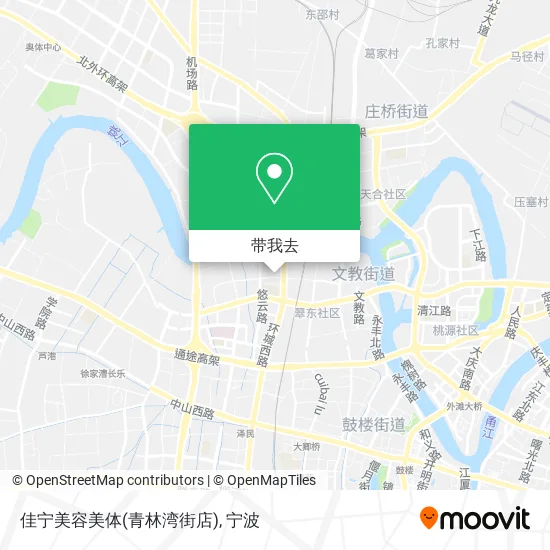 佳宁美容美体(青林湾街店)地图