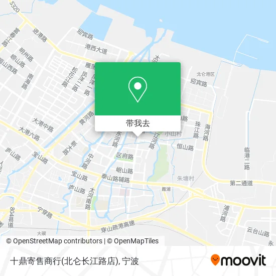 十鼎寄售商行(北仑长江路店)地图