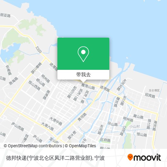 德邦快递(宁波北仑区凤洋二路营业部)地图