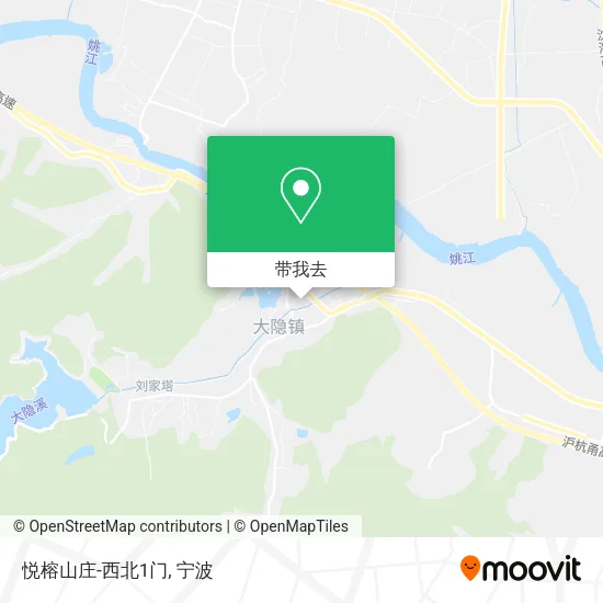 悦榕山庄-西北1门地图
