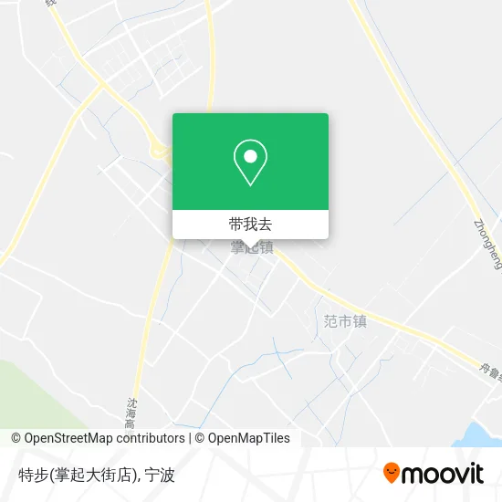 特步(掌起大街店)地图
