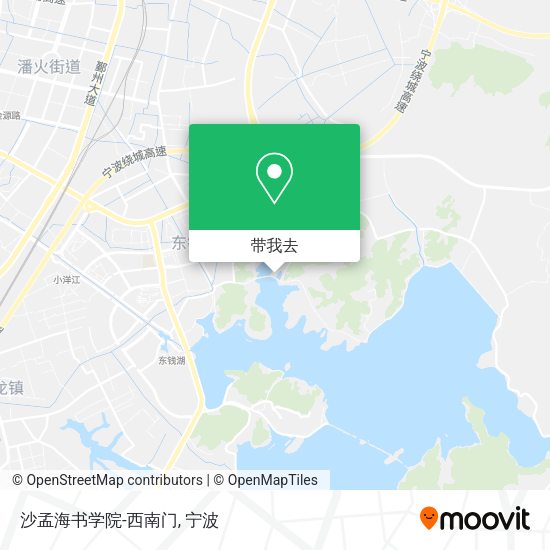 沙孟海书学院-西南门地图