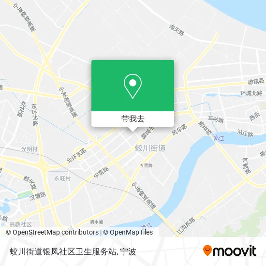 蛟川街道银凤社区卫生服务站地图