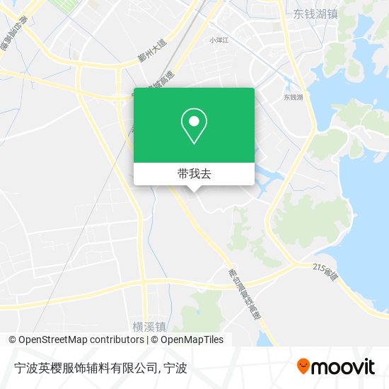 宁波英樱服饰辅料有限公司地图