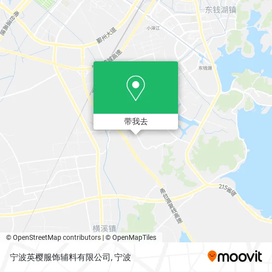 宁波英樱服饰辅料有限公司地图