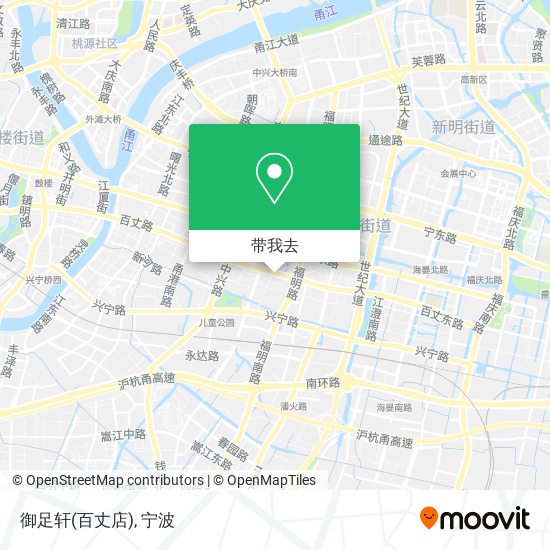 御足轩(百丈店)地图