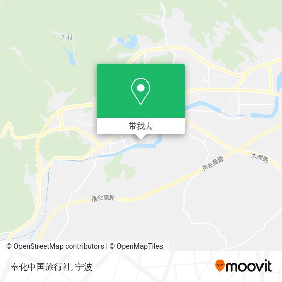奉化中国旅行社地图