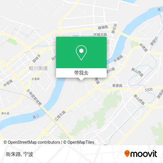 衙朱路地图