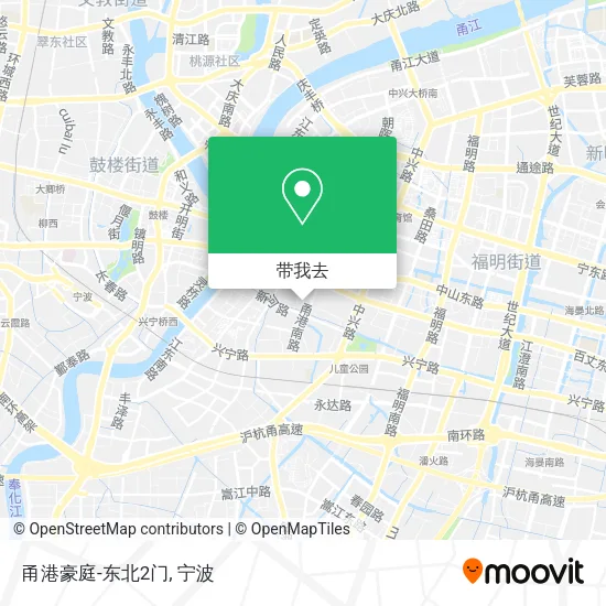 甬港豪庭-东北2门地图