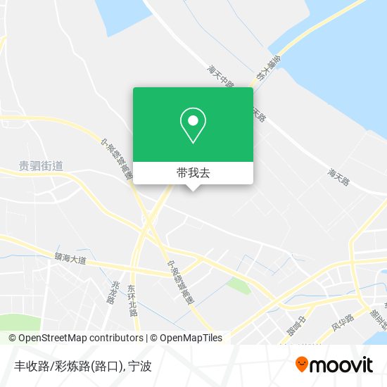 丰收路/彩炼路(路口)地图