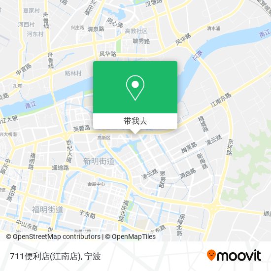 711便利店(江南店)地图