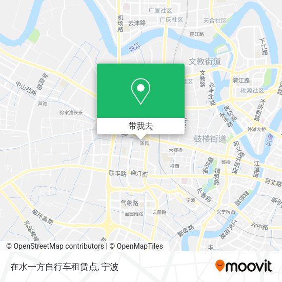 在水一方自行车租赁点地图