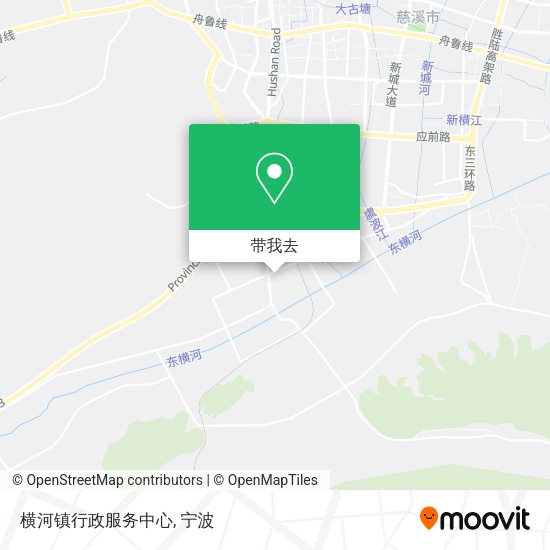 横河镇行政服务中心地图