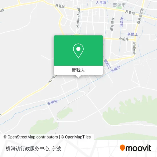 横河镇行政服务中心地图