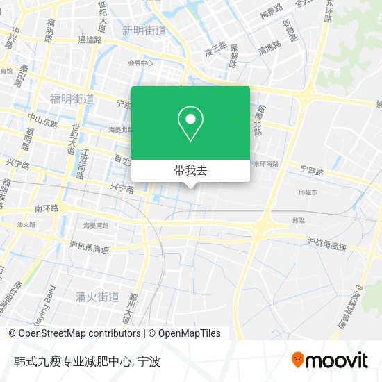 韩式九瘦专业减肥中心地图