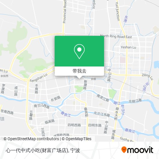 心一代中式小吃(财富广场店)地图