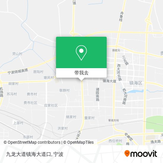 九龙大道镇海大道口地图