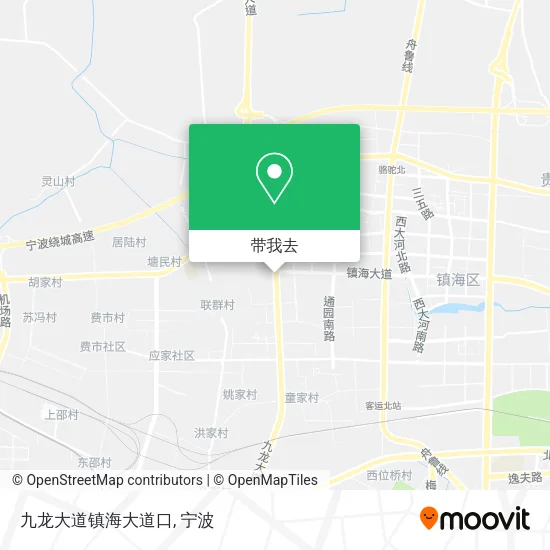九龙大道镇海大道口地图