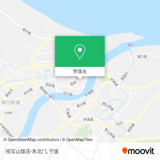 招宝山饭店-东北门地图