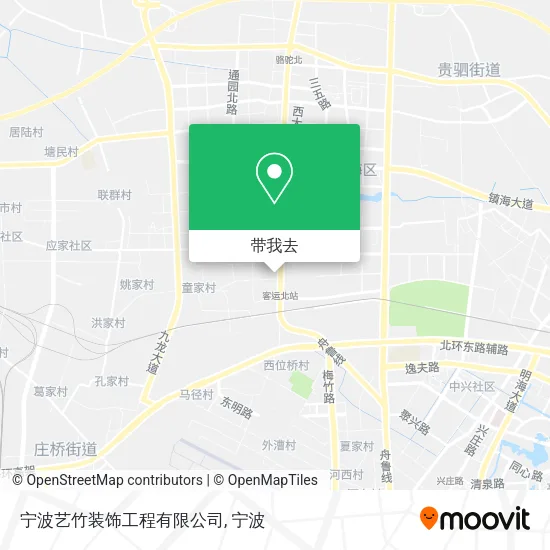 宁波艺竹装饰工程有限公司地图