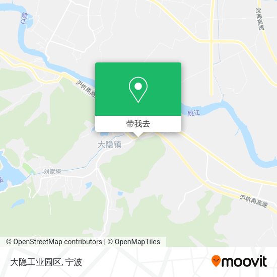 大隐工业园区地图