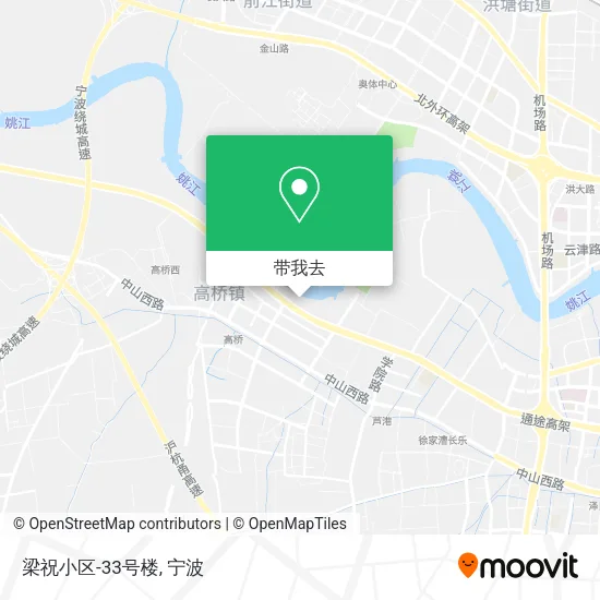 梁祝小区-33号楼地图