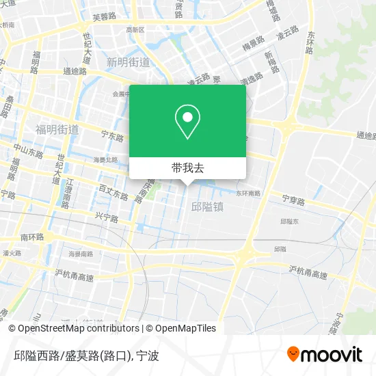 邱隘西路/盛莫路(路口)地图