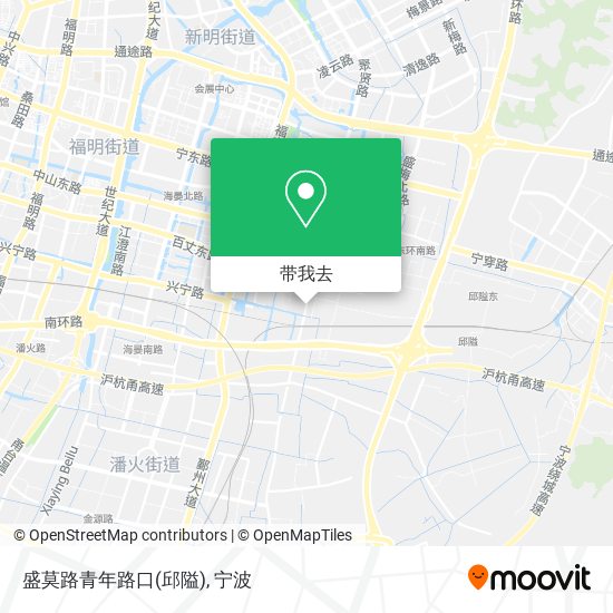 盛莫路青年路口(邱隘)地图