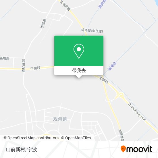 山前新村地图