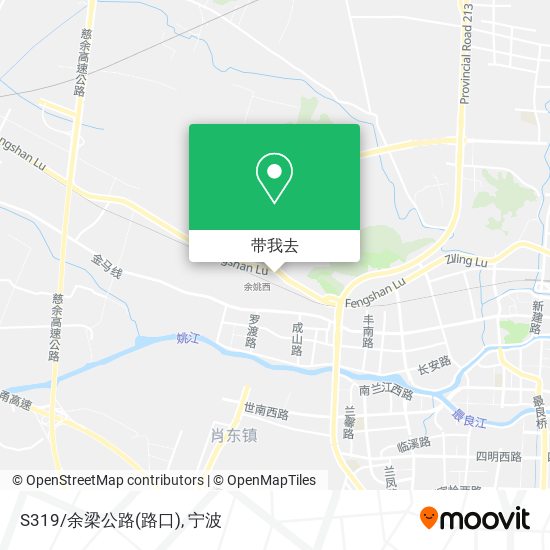 S319/余梁公路(路口)地图