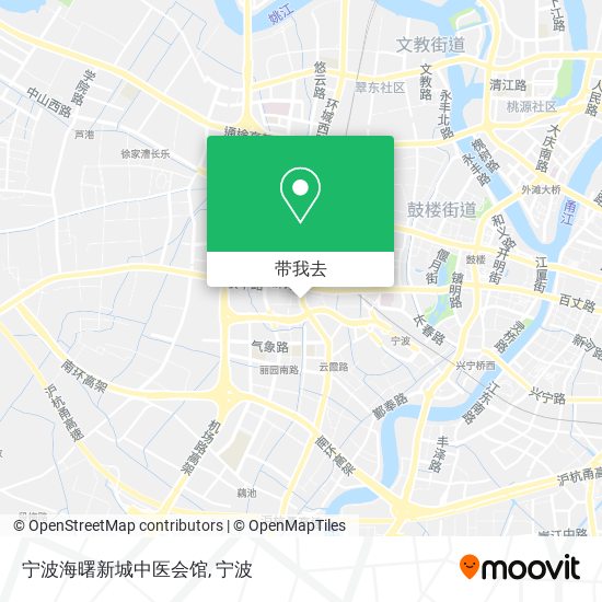 宁波海曙新城中医会馆地图
