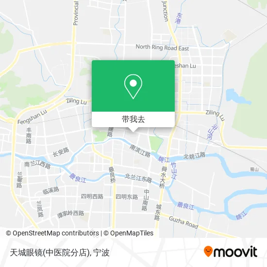 天城眼镜(中医院分店)地图