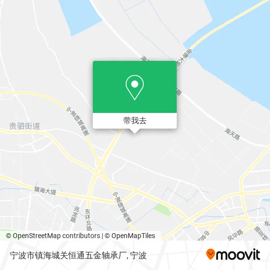 宁波市镇海城关恒通五金轴承厂地图