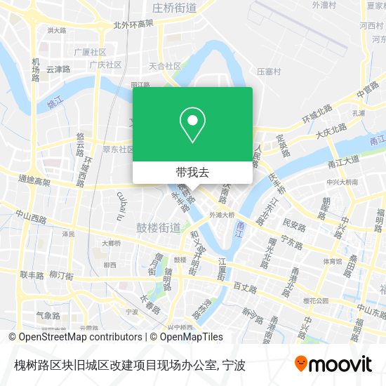槐树路区块旧城区改建项目现场办公室地图