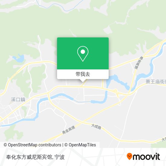 奉化东方威尼斯宾馆地图