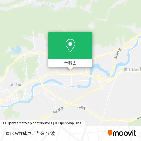 奉化东方威尼斯宾馆地图