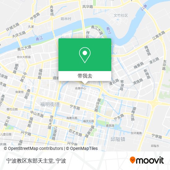 宁波教区东部天主堂地图