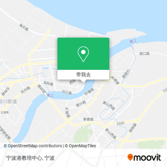 宁波港教培中心地图